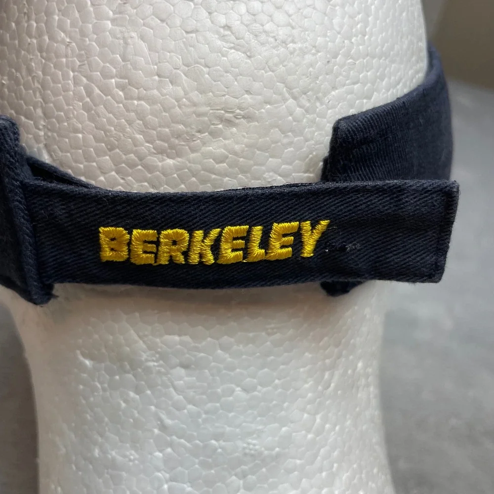 Captains Collection Cal Berkeley Visor OSFM Blue Embroidered UCB Golden Bears